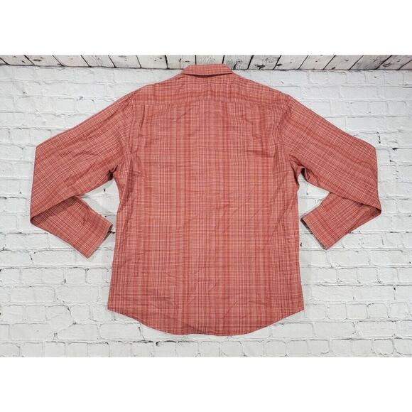 Pronto Uomo Blue Striped Long Sleeve Cuffed Button Shirt MENS SIZE XL - Picture 6 of 6